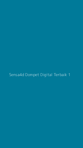 Tampilan Antarmuka Aplikasi Sensa4d Dompet Digital Terbaik - 1