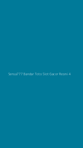 Tampilan Antarmuka Aplikasi Sensa777 Bandar Toto Slot Gacor Resmi - 4