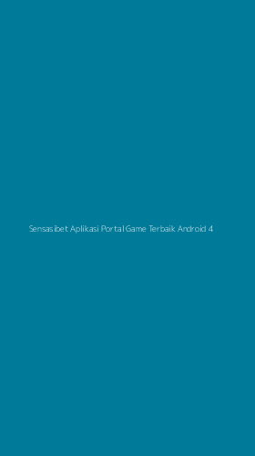 Tampilan Antarmuka Aplikasi Sensasibet Aplikasi Portal Game Terbaik Android - 4