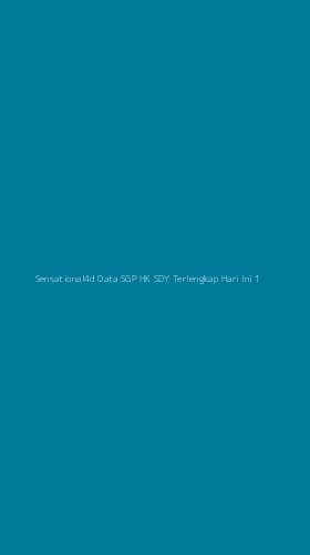 Tampilan Antarmuka Aplikasi Sensational4d Data Sgp Hk Sdy Terlengkap Hari Ini - 1