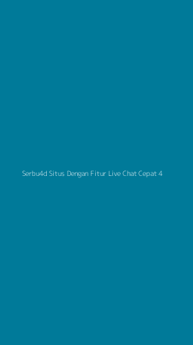 Tampilan Antarmuka Aplikasi Serbu4d Situs Dengan Fitur Live Chat Cepat - 4