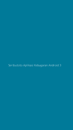 Tampilan Antarmuka Aplikasi Seributoto Aplikasi Kebugaran Android - 3