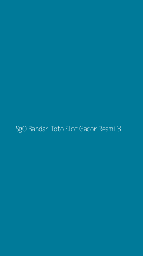 Tampilan Antarmuka Aplikasi Sg0 Bandar Toto Slot Gacor Resmi - 3