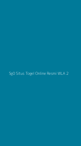 Tampilan Antarmuka Aplikasi Sg0 Situs Togel Online Resmi Wla - 2