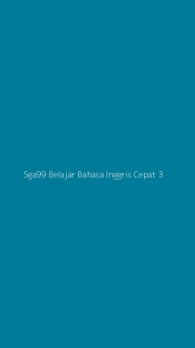 Tampilan Antarmuka Aplikasi Sga99 Belajar Bahasa Inggris Cepat - 3