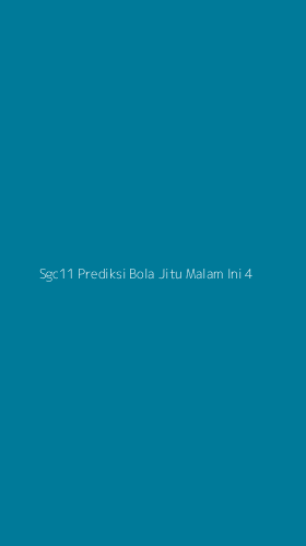 Tampilan Antarmuka Aplikasi Sgc11 Prediksi Bola Jitu Malam Ini - 4