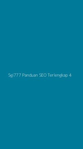 Tampilan Antarmuka Aplikasi Sgi777 Panduan Seo Terlengkap - 4