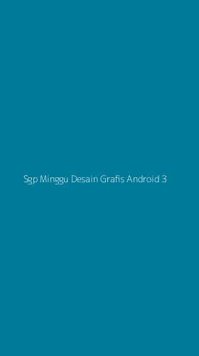 Tampilan Antarmuka Aplikasi Sgp Minggu Desain Grafis Android - 3
