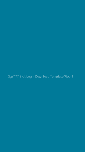 Tampilan Antarmuka Aplikasi Sgp777 Slot Login Download Template Web - 1