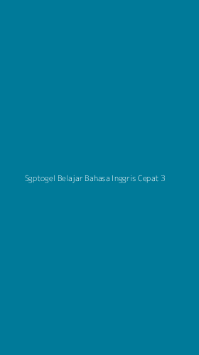 Tampilan Antarmuka Aplikasi Sgptogel Belajar Bahasa Inggris Cepat - 3