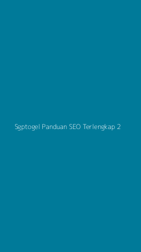 Tampilan Antarmuka Aplikasi Sgptogel Panduan Seo Terlengkap - 2