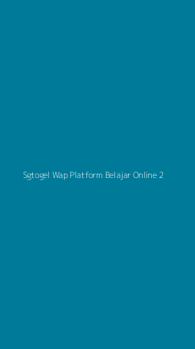 Tampilan Antarmuka Aplikasi Sgtogel Wap Platform Belajar Online - 2