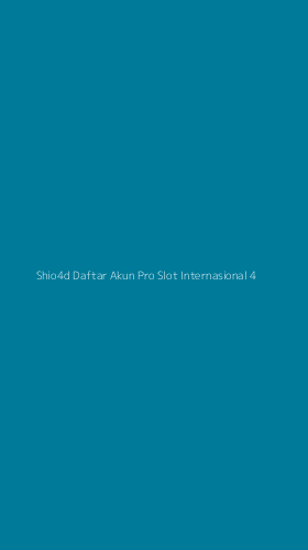 Tampilan Antarmuka Aplikasi Shio4d Daftar Akun Pro Slot Internasional - 4