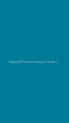 Tampilan Antarmuka Aplikasi Siagus88 Platform Belajar Online - 2