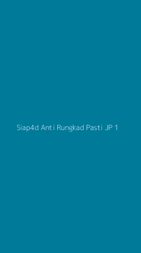 Tampilan Antarmuka Aplikasi Siap4d Anti Rungkad Pasti Jp - 1