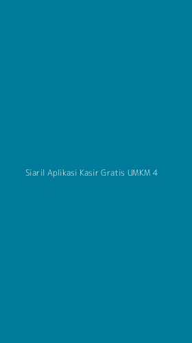 Tampilan Antarmuka Aplikasi Siaril Aplikasi Kasir Gratis Umkm - 4
