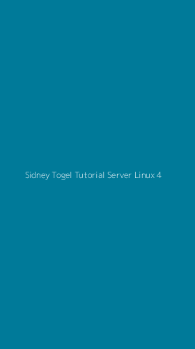 Tampilan Antarmuka Aplikasi Sidney Togel Tutorial Server Linux - 4