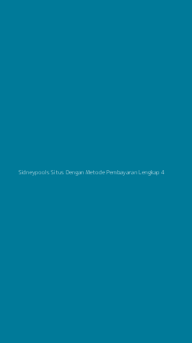 Tampilan Antarmuka Aplikasi Sidneypools Situs Dengan Metode Pembayaran Lengkap - 4