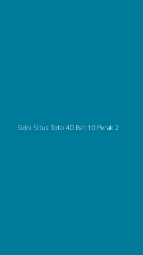 Tampilan Antarmuka Aplikasi Sidni Situs Toto 4d Bet 10 Perak - 2