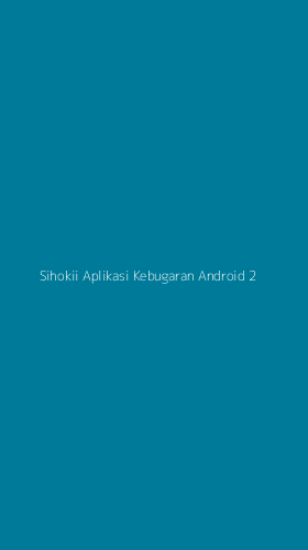 Tampilan Antarmuka Aplikasi Sihokii Aplikasi Kebugaran Android - 2