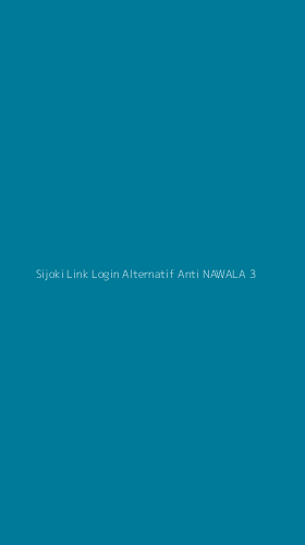 Tampilan Antarmuka Aplikasi Sijoki Link Login Alternatif Anti Nawala - 3