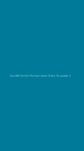 Tampilan Antarmuka Aplikasi Sijoni88 Portal Informasi Game Online Terupdate - 3