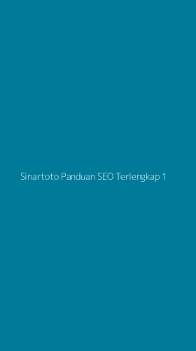 Tampilan Antarmuka Aplikasi Sinartoto Panduan Seo Terlengkap - 1