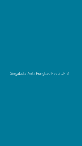Tampilan Antarmuka Aplikasi Singabola Anti Rungkad Pasti Jp - 3
