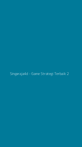 Tampilan Antarmuka Aplikasi Singaraja4d - Game Strategi Terbaik - 2