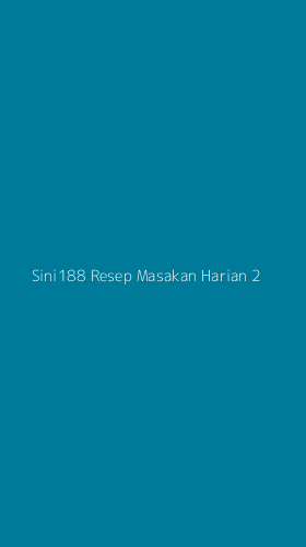 Tampilan Antarmuka Aplikasi Sini188 Resep Masakan Harian - 2