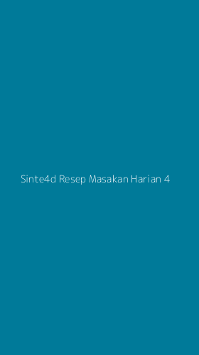 Tampilan Antarmuka Aplikasi Sinte4d Resep Masakan Harian - 4