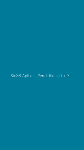 Tampilan Antarmuka Aplikasi Sio88 Aplikasi Pendidikan Lite - 3