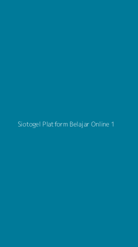 Tampilan Antarmuka Aplikasi Siotogel Platform Belajar Online - 1
