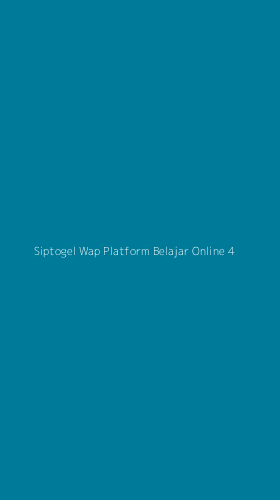 Tampilan Antarmuka Aplikasi Siptogel Wap Platform Belajar Online - 4