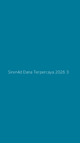 Tampilan Antarmuka Aplikasi Siren4d Dana Terpercaya 2026 - 3