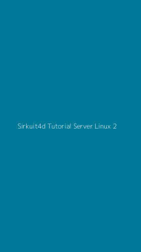 Tampilan Antarmuka Aplikasi Sirkuit4d Tutorial Server Linux - 2