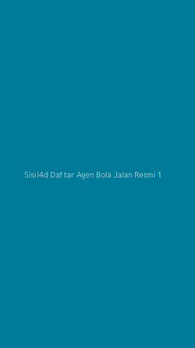 Tampilan Antarmuka Aplikasi Sisil4d Daftar Agen Bola Jalan Resmi - 1