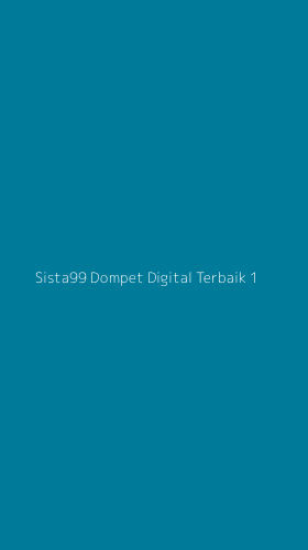 Tampilan Antarmuka Aplikasi Sista99 Dompet Digital Terbaik - 1