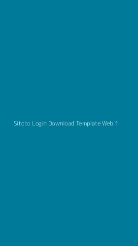 Tampilan Antarmuka Aplikasi Sitoto Login Download Template Web - 1