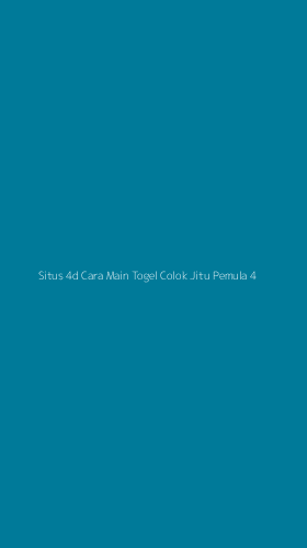 Tampilan Antarmuka Aplikasi Situs 4d Cara Main Togel Colok Jitu Pemula - 4
