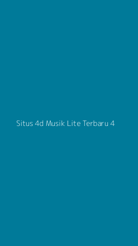Tampilan Antarmuka Aplikasi Situs 4d Musik Lite Terbaru - 4