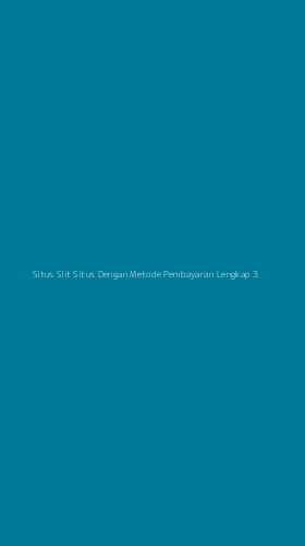 Tampilan Antarmuka Aplikasi Situs Slit Situs Dengan Metode Pembayaran Lengkap - 3