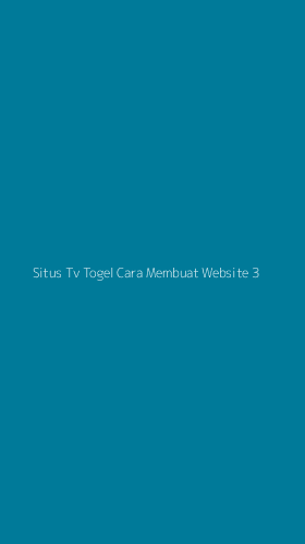 Tampilan Antarmuka Aplikasi Situs Tv Togel Cara Membuat Website - 3