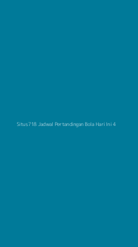 Tampilan Antarmuka Aplikasi Situs718 Jadwal Pertandingan Bola Hari Ini - 4