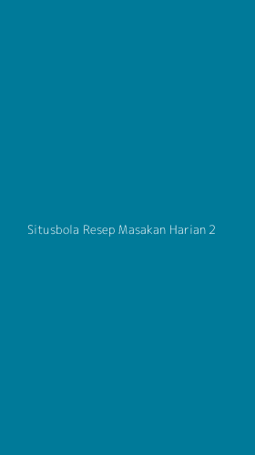 Tampilan Antarmuka Aplikasi Situsbola Resep Masakan Harian - 2