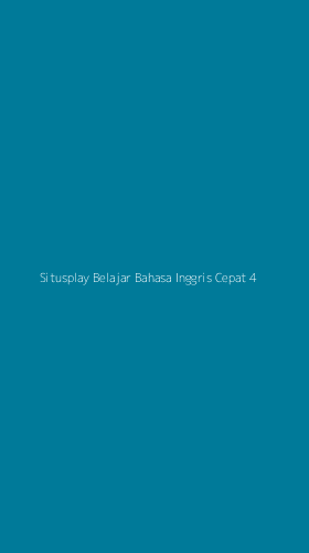 Tampilan Antarmuka Aplikasi Situsplay Belajar Bahasa Inggris Cepat - 4