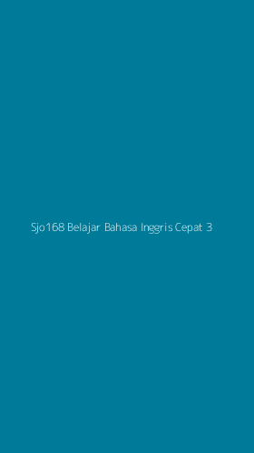 Tampilan Antarmuka Aplikasi Sjo168 Belajar Bahasa Inggris Cepat - 3