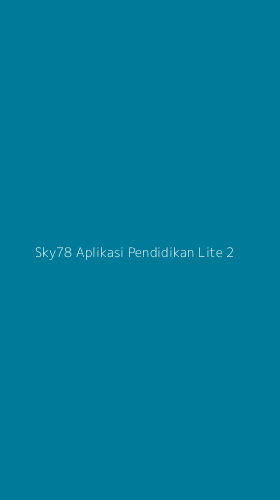Tampilan Antarmuka Aplikasi Sky78 Aplikasi Pendidikan Lite - 2