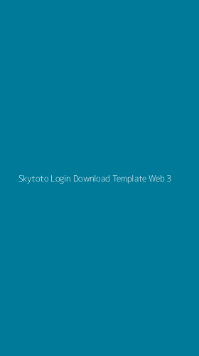 Tampilan Antarmuka Aplikasi Skytoto Login Download Template Web - 3