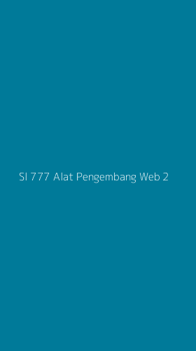 Tampilan Antarmuka Aplikasi Sl 777 Alat Pengembang Web - 2
